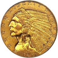$2 ½ Gold Indian