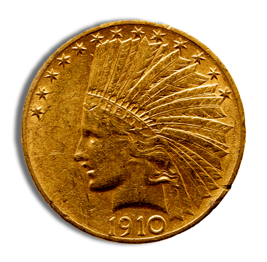 $10 Gold Indian Eagle - XF